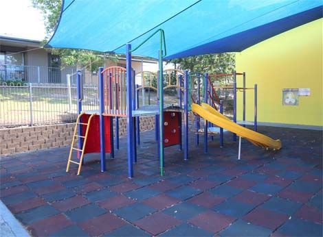 playground unit before refurbishment at Upper Coomera State College