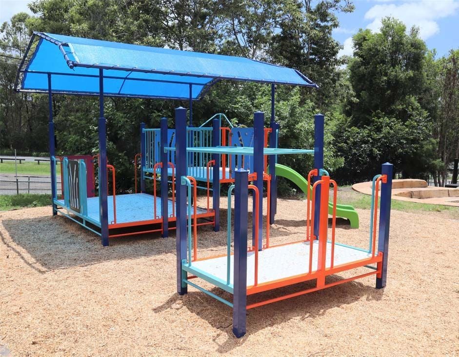 playground unit after refurbishment by Play Force at Mudgeeraba Creek State School